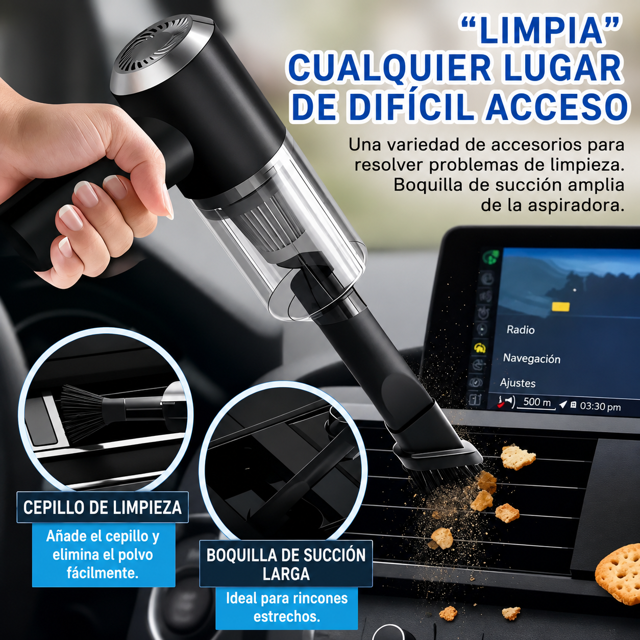 Aspiradora Portatil Recargable